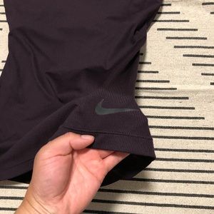 Purpley- Maroon Nike Tank with Sheer Back